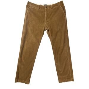 Vintage Levis Corduroy Pants Mens 36x28 Tan Straight Leg Workwear White Tab Y2K
